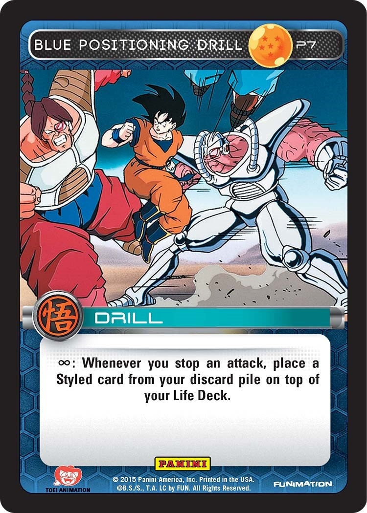 Blue Positioning Drill (Movie Collection) (7) [PRO] - Dragon Ball Z TCG Single