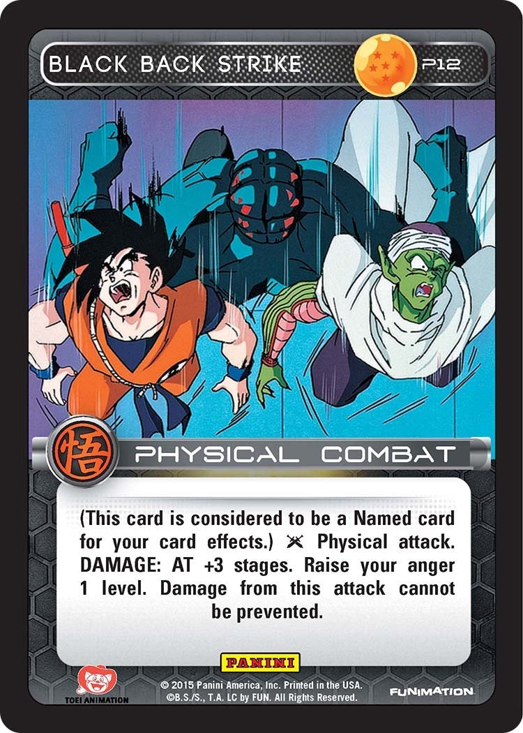 Black Back Strike (Movie Collection) (12) [PRO] - Dragon Ball Z TCG Single