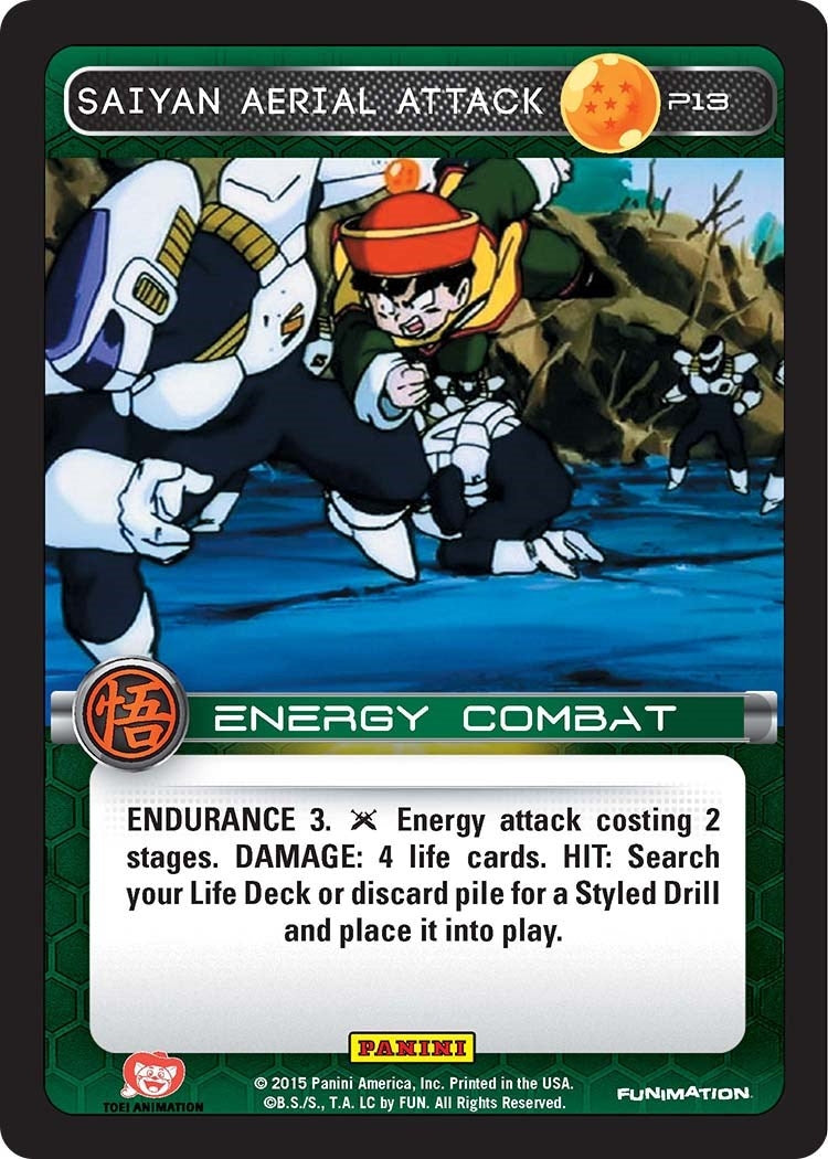 Saiyan Aerial Attack (Movie Collection) (13) [PRO] - Dragon Ball Z TCG Single