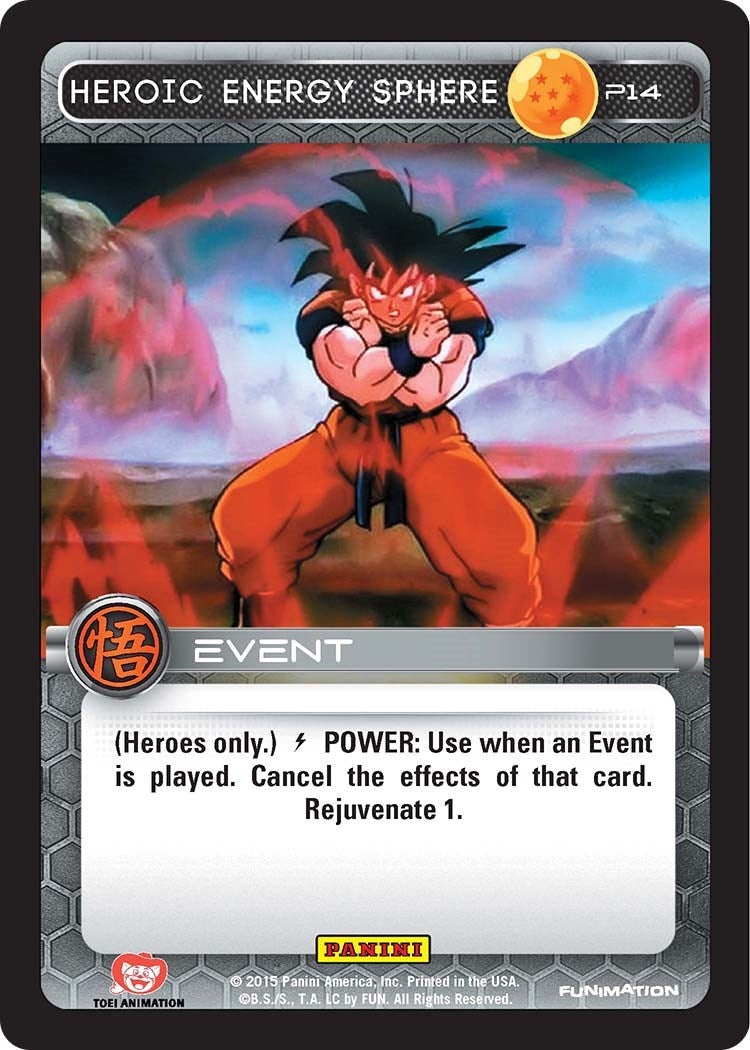 Heroic Energy Sphere (Movie Collection) (14) [PRO] - Dragon Ball Z TCG Single
