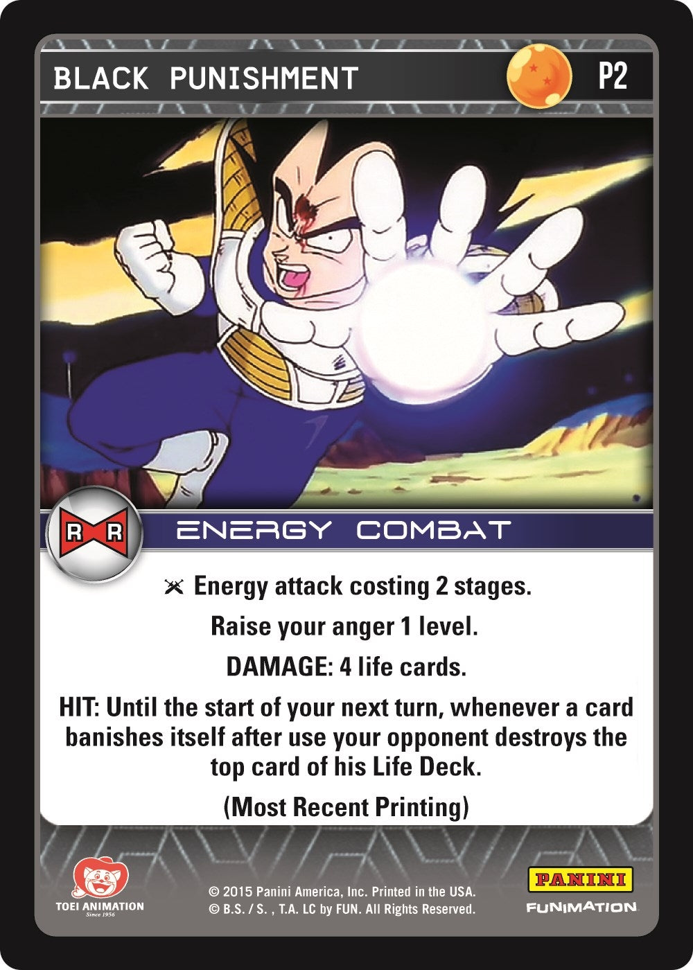 Black Punishment (Evolution) (2) [PRO] - Dragon Ball Z TCG Single