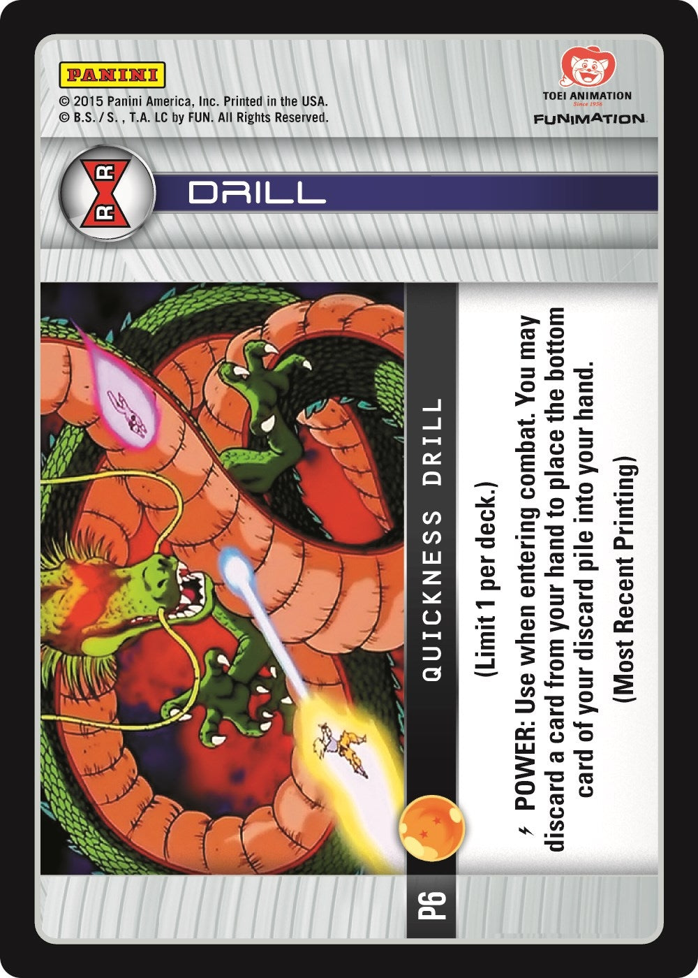 Quickness Drill (Evolution) (6) [PRO] - Dragon Ball Z TCG Single