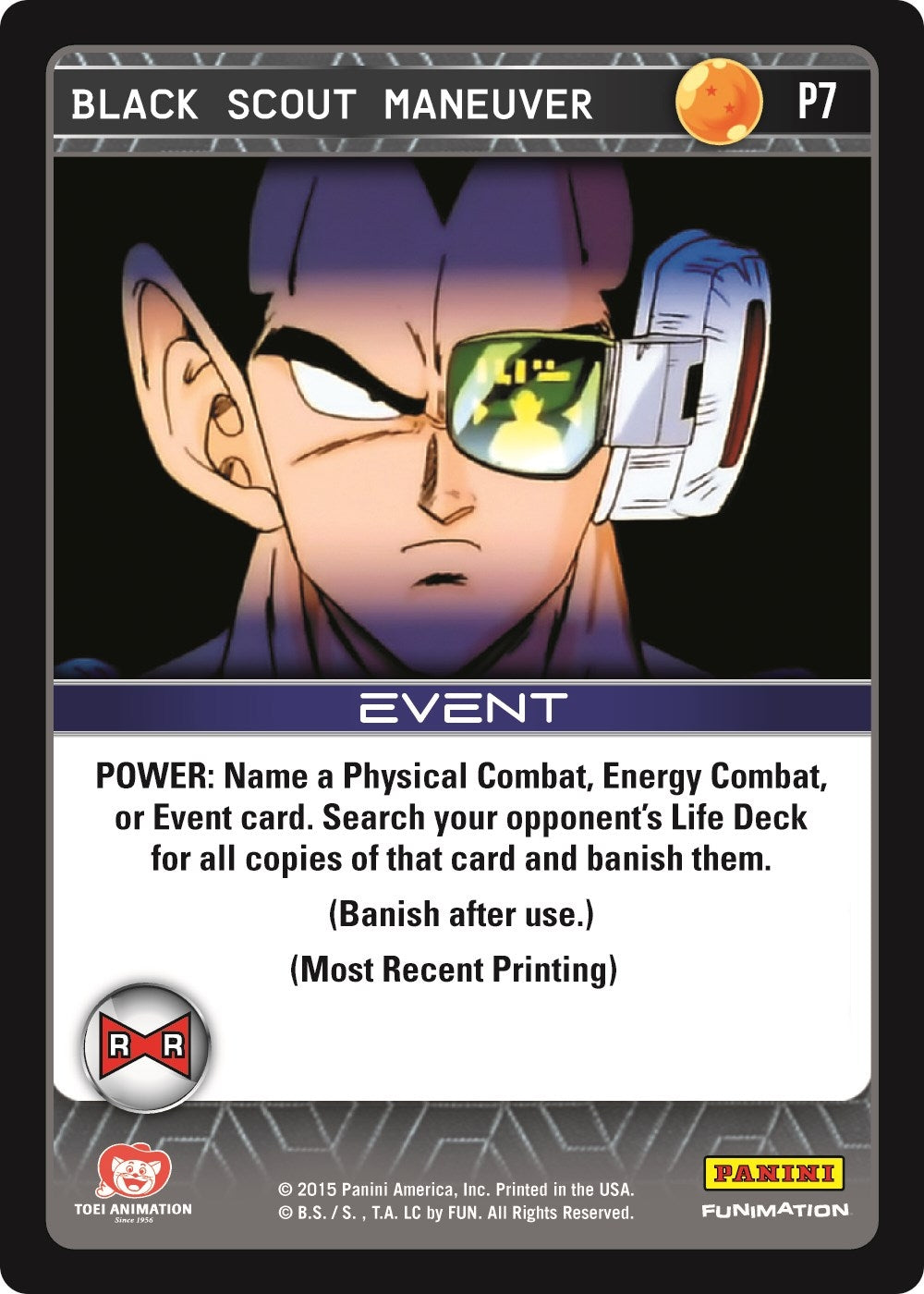Black Scout Maneuver (Evolution) (7) [PRO] - Dragon Ball Z TCG Single