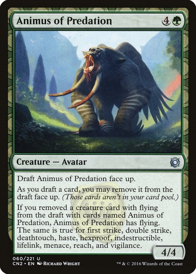 Animus of Predation (60) [CN2] - MTG Single