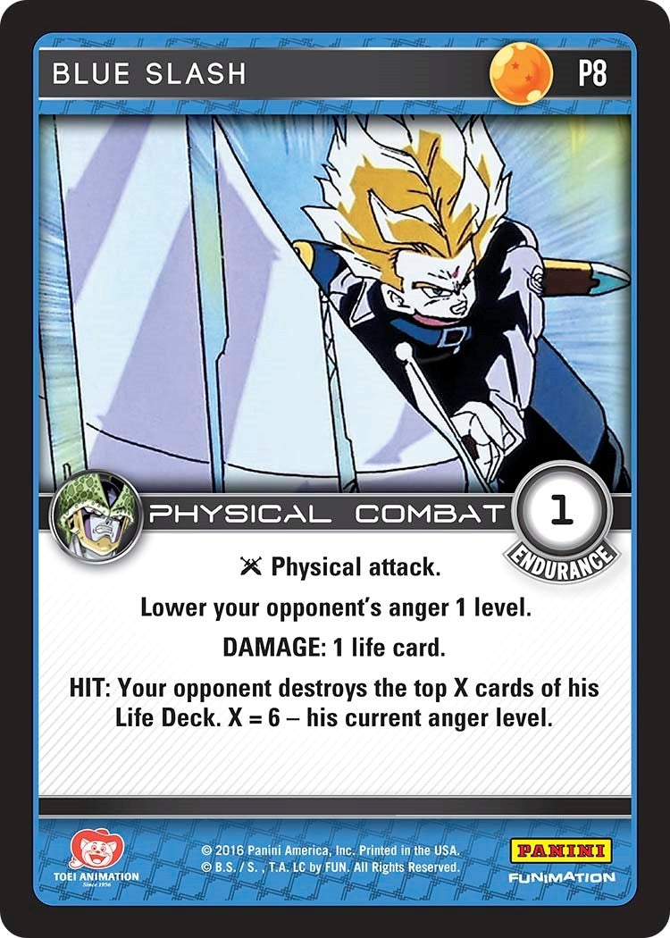 Blue Slash (Perfection) (8) [PRO] - Dragon Ball Z TCG Single
