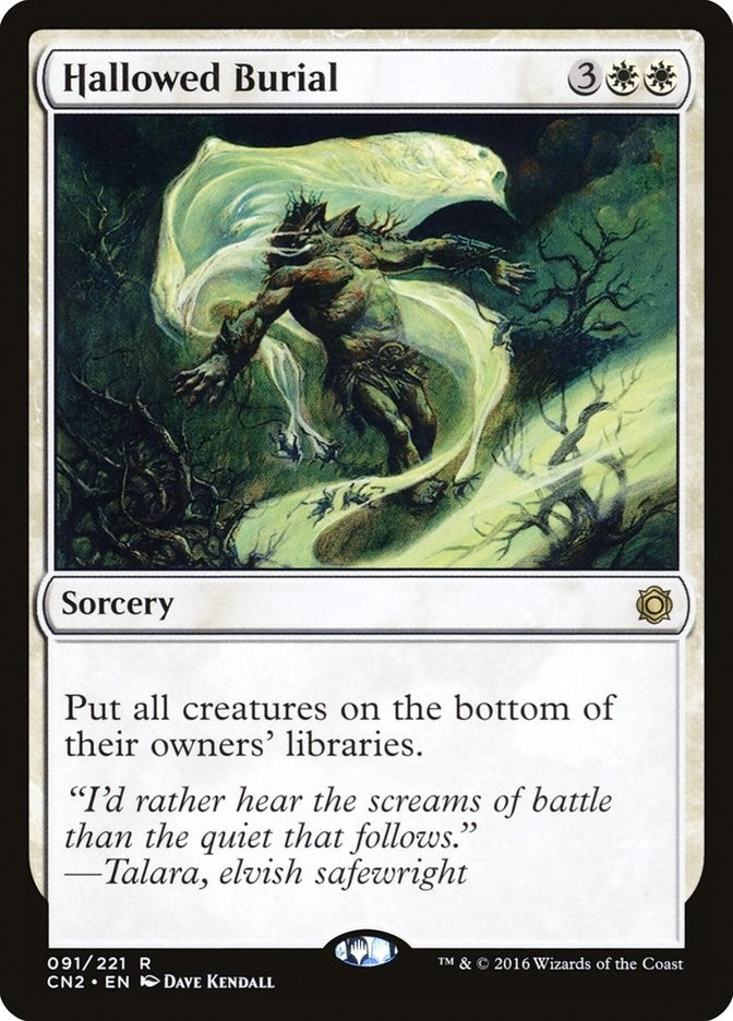 Hallowed Burial (91) [CN2] - MTG Single