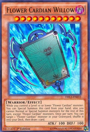 Flower Cardian Willow (3033) (DRL3) - YuGiOh Single