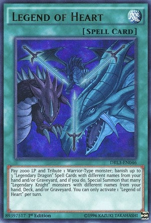 Legend of Heart (3046) (DRL3) - YuGiOh Single