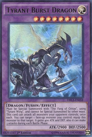 Tyrant Burst Dragon (3058) (DRL3) - YuGiOh Single
