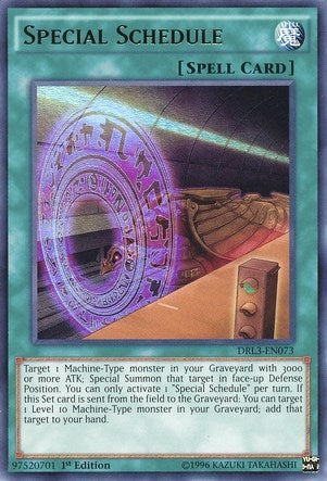 Special Schedule (3073) (DRL3) - YuGiOh Single