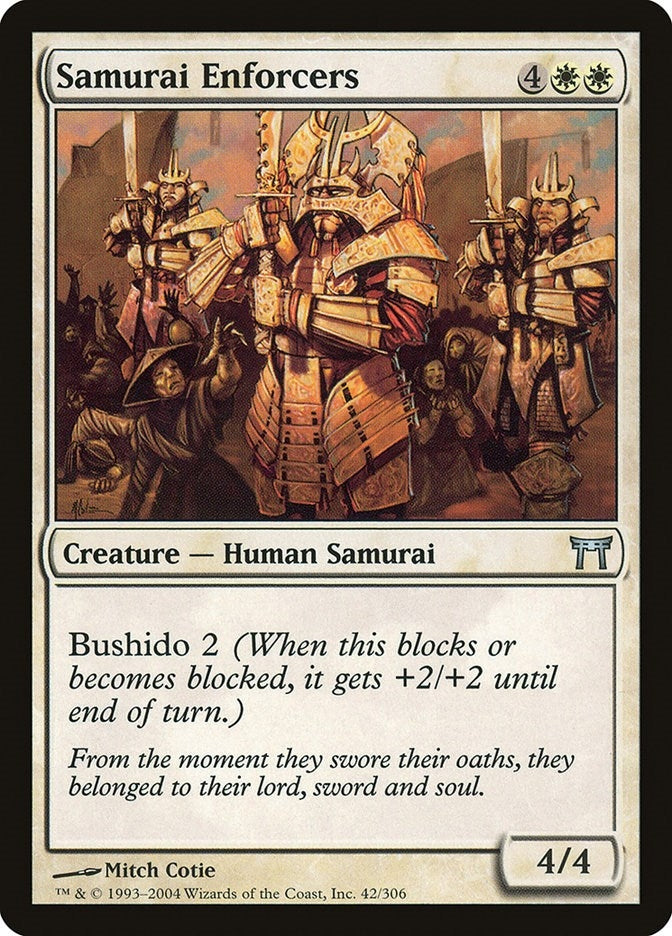Samurai Enforcers (42) [CHK] - MTG Single