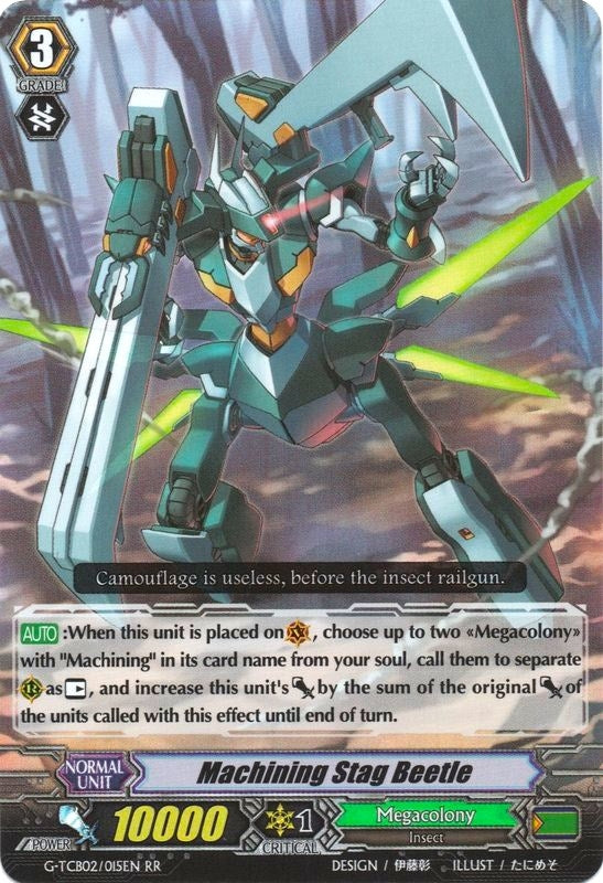 Machining Stag Beetle (2015) [G-TCB02] - Cardfight Vanguard Single