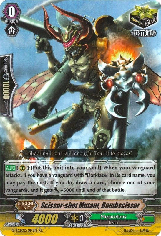 Scissor-shot Mutant Bombscissor (2017) [G-TCB02] - Cardfight Vanguard Single