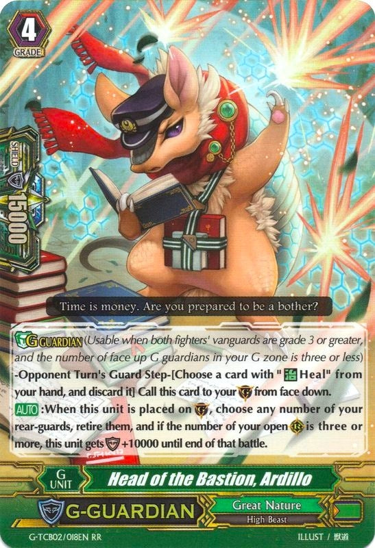 Head of the Bastion Ardillo (2018) [G-TCB02] - Cardfight Vanguard Single