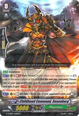 Childhood Command Rosenberg (2035) [G-TCB02] - Cardfight Vanguard Single