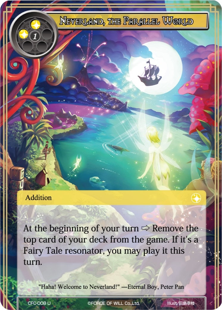 Neverland the Parallel World (8) [CFC] - Force of Will Single
