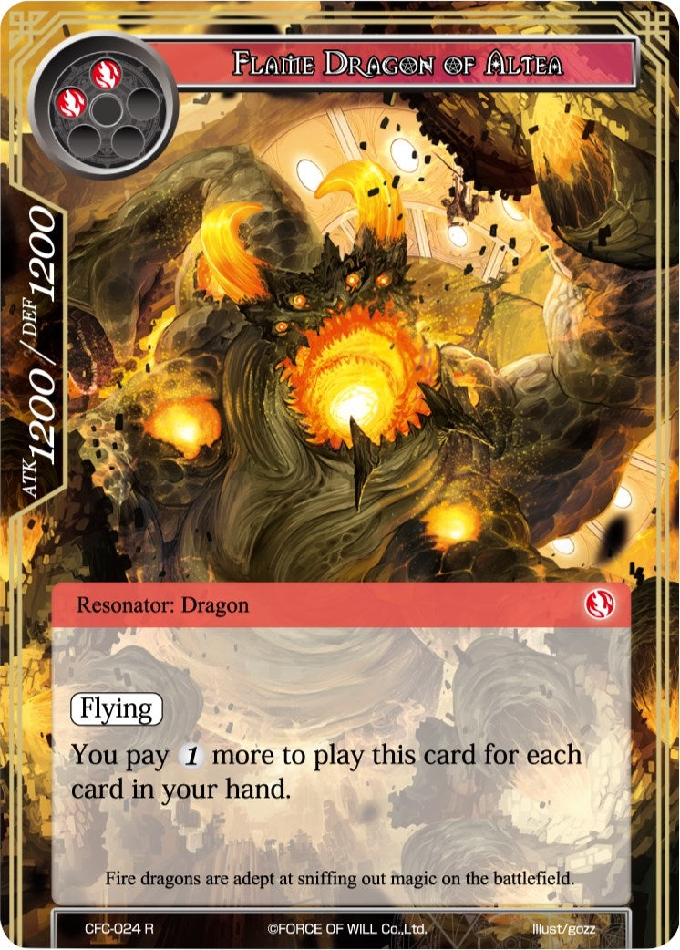 Flame Dragon of Altea (24) [CFC] - Force of Will Single