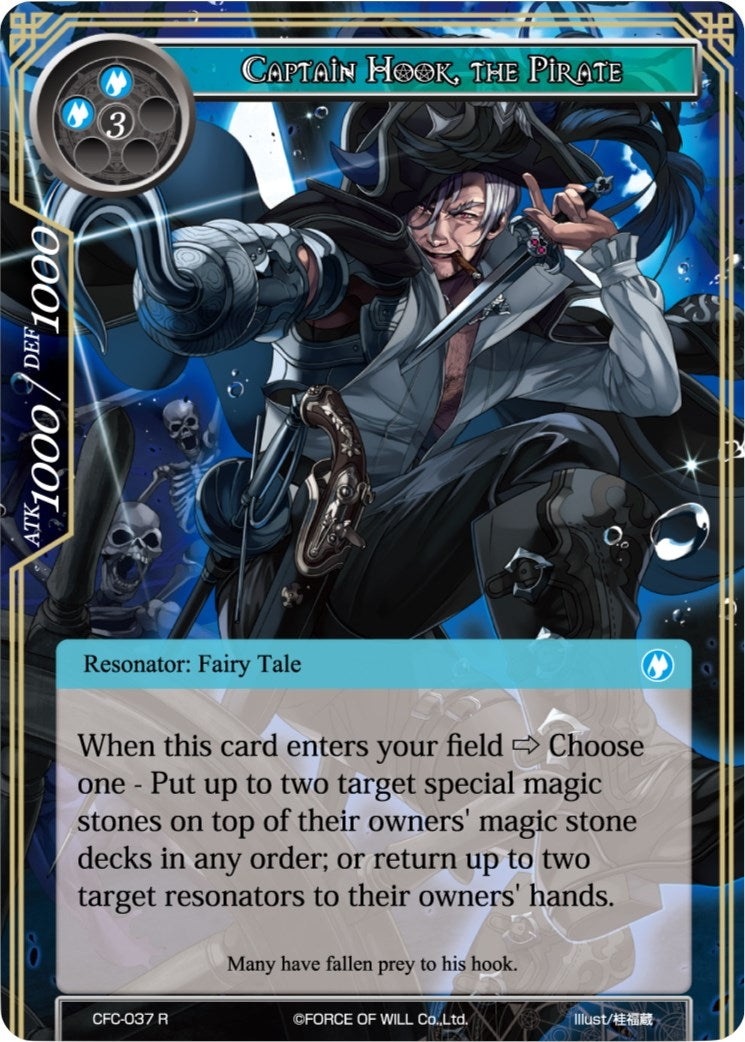 Captain Hook the Pirate (37) [CFC] - Force of Will Single