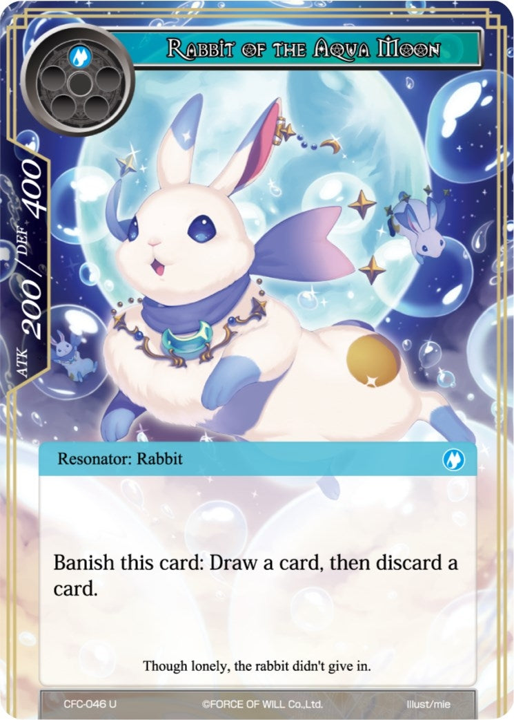 Rabbit of the Aqua Moon (46) [CFC] - Force of Will Single