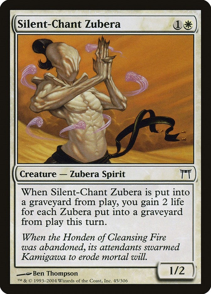 Silent-Chant Zubera (45) [CHK] - MTG Single