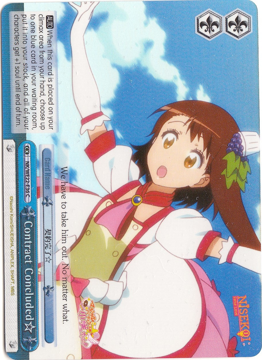 Contract Concluded (Parallel Foil) (2236) [NK/WE22] - Weiss Schwarz Single