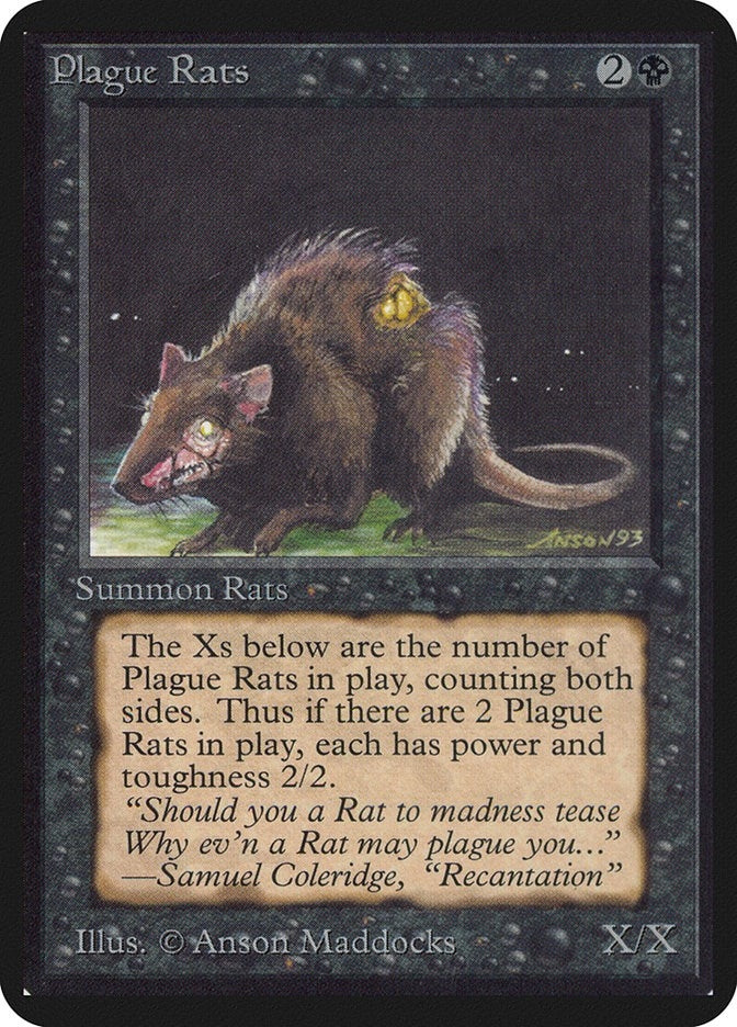 Plague Rats [LEA] - MTG Single