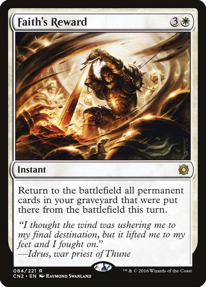 Faith’s Reward (84) [CN2] - MTG Single
