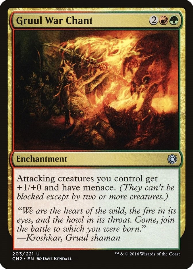 Gruul War Chant (203) [CN2] - MTG Single