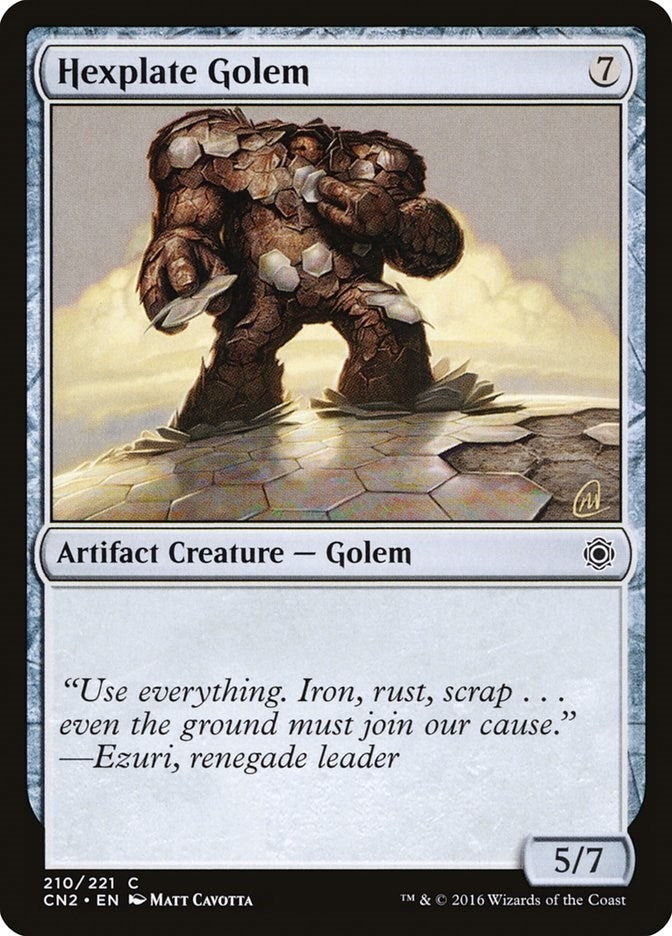 Hexplate Golem (210) [CN2] - MTG Single