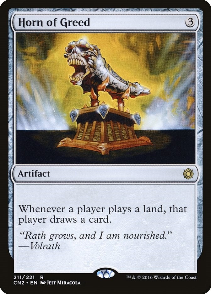 Horn of Greed (211) [CN2] - MTG Single