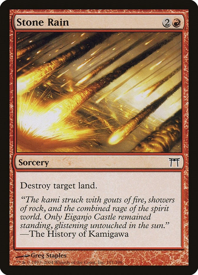 Stone Rain (191) [CHK] - MTG Single