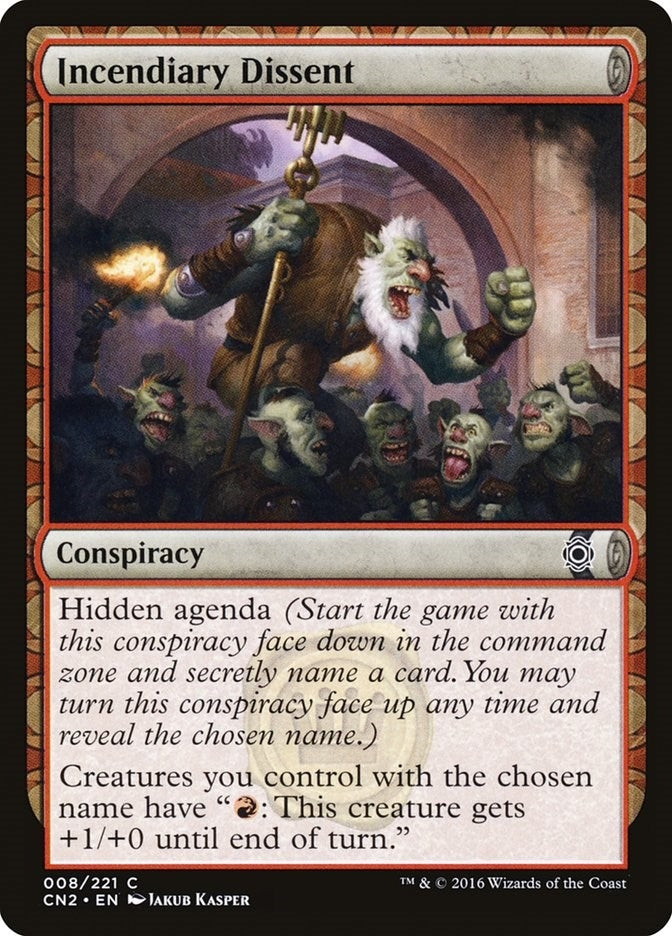 Incendiary Dissent (8) [CN2] - MTG Single