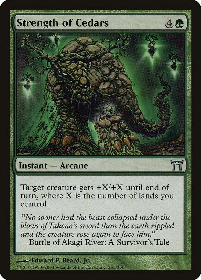 Strength of Cedars (245) [CHK] - MTG Single