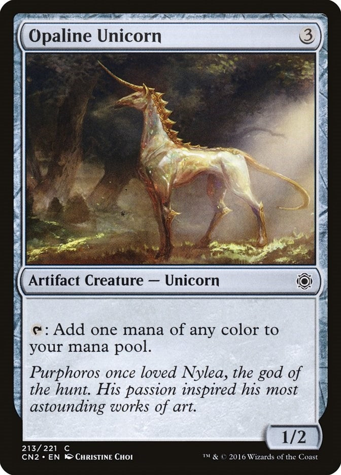Opaline Unicorn (213) [CN2] - MTG Single