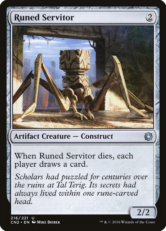 Runed Servitor (216) [CN2] - MTG Single