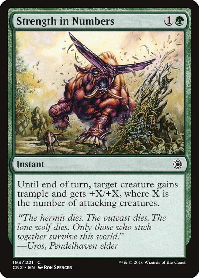 Strength in Numbers (193) [CN2] - MTG Single