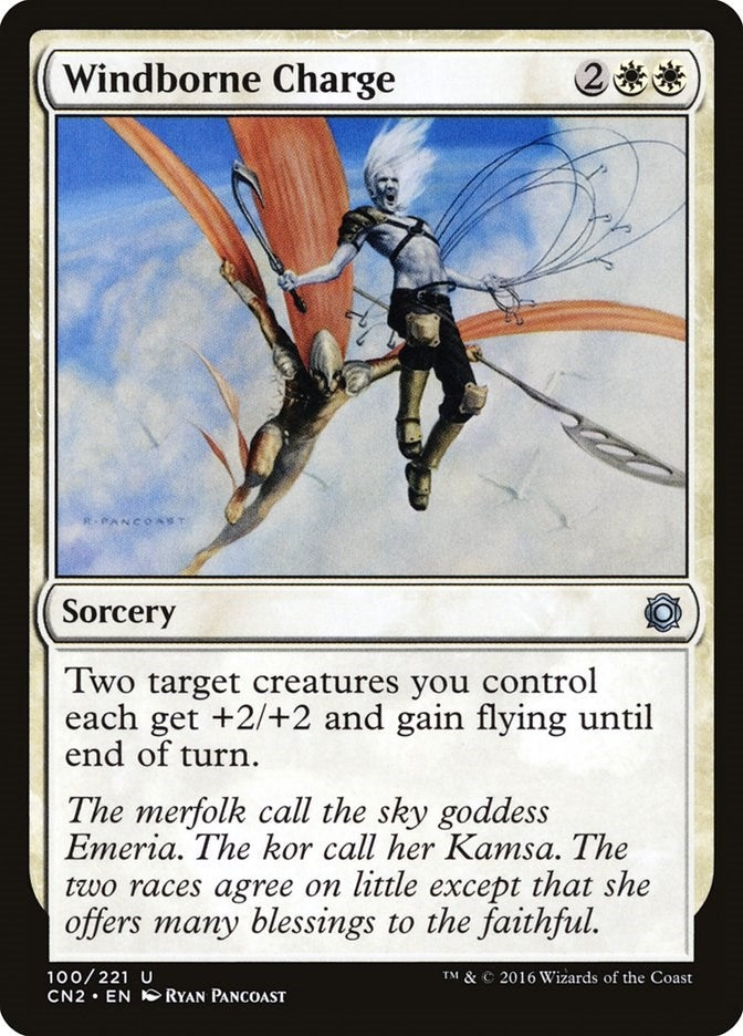 Windborne Charge (100) [CN2] - MTG Single