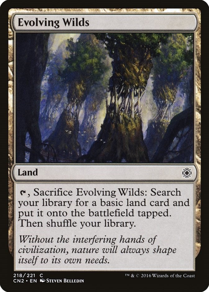 Evolving Wilds (218) [CN2] - MTG Single