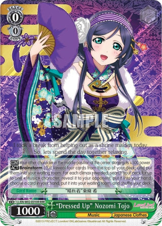 ’Dressed Up’ Nozomi Tojo (RRR) (2010) [LL/EN-W02] - Weiss Schwarz Single