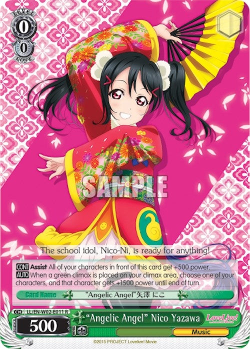 ’Angelic Angel’ Nico Yazawa (2011) [LL/EN-W02] - Weiss Schwarz Single