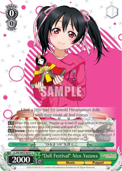 ’Doll Festival’ Nico Yazawa (2037) [LL/EN-W02] - Weiss Schwarz Single