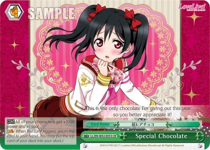 Special Chocolate (2053) [LL/EN-W02] - Weiss Schwarz Single