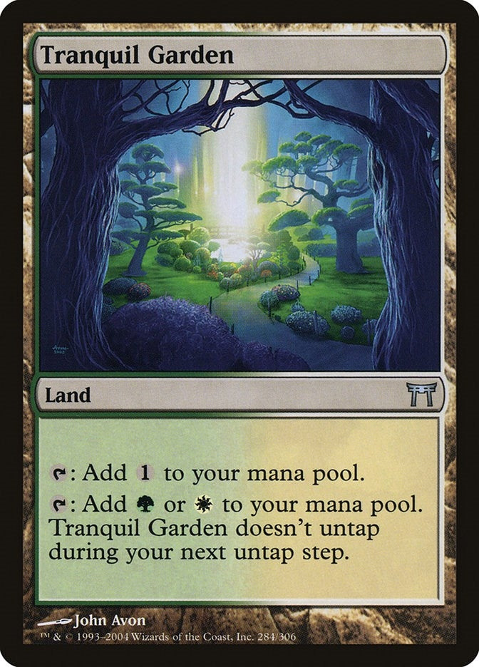Tranquil Garden (284) [CHK] - MTG Single