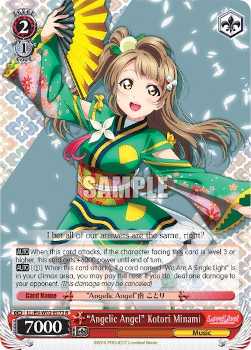 ’Angelic Angel’ Kotori Minami (2072) [LL/EN-W02] - Weiss Schwarz Single
