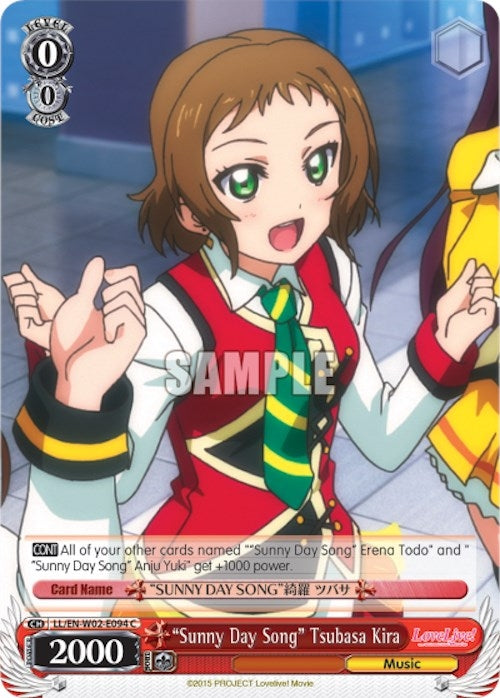 ’Sunny Day Song’ Tsubasa Kira (2094) [LL/EN-W02] - Weiss Schwarz Single