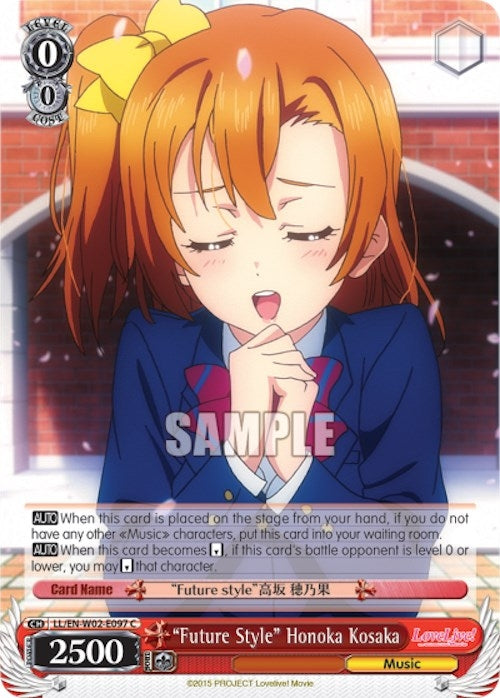 ’Future Style’ Honoka Kosaka (2097) [LL/EN-W02] - Weiss Schwarz Single