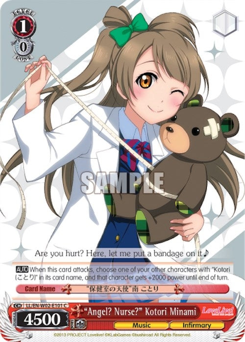 ’Angel? Nurse?’ Kotori Minami (2101) [LL/EN-W02] - Weiss Schwarz Single