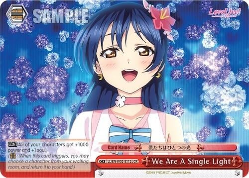 We Are A Single Light (c) (Red) (2112) [LL/EN-W02] - Weiss Schwarz Single
