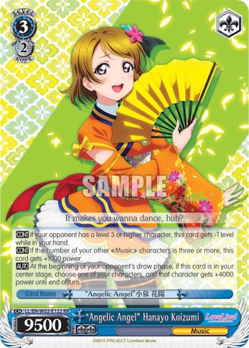 ’Angelic Angel’ Hanayo Koizumi (2122) [LL/EN-W02] - Weiss Schwarz Single