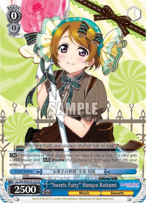 ’Sweets Fairy’ Hanayo Koizumi (2123) [LL/EN-W02] - Weiss Schwarz Single